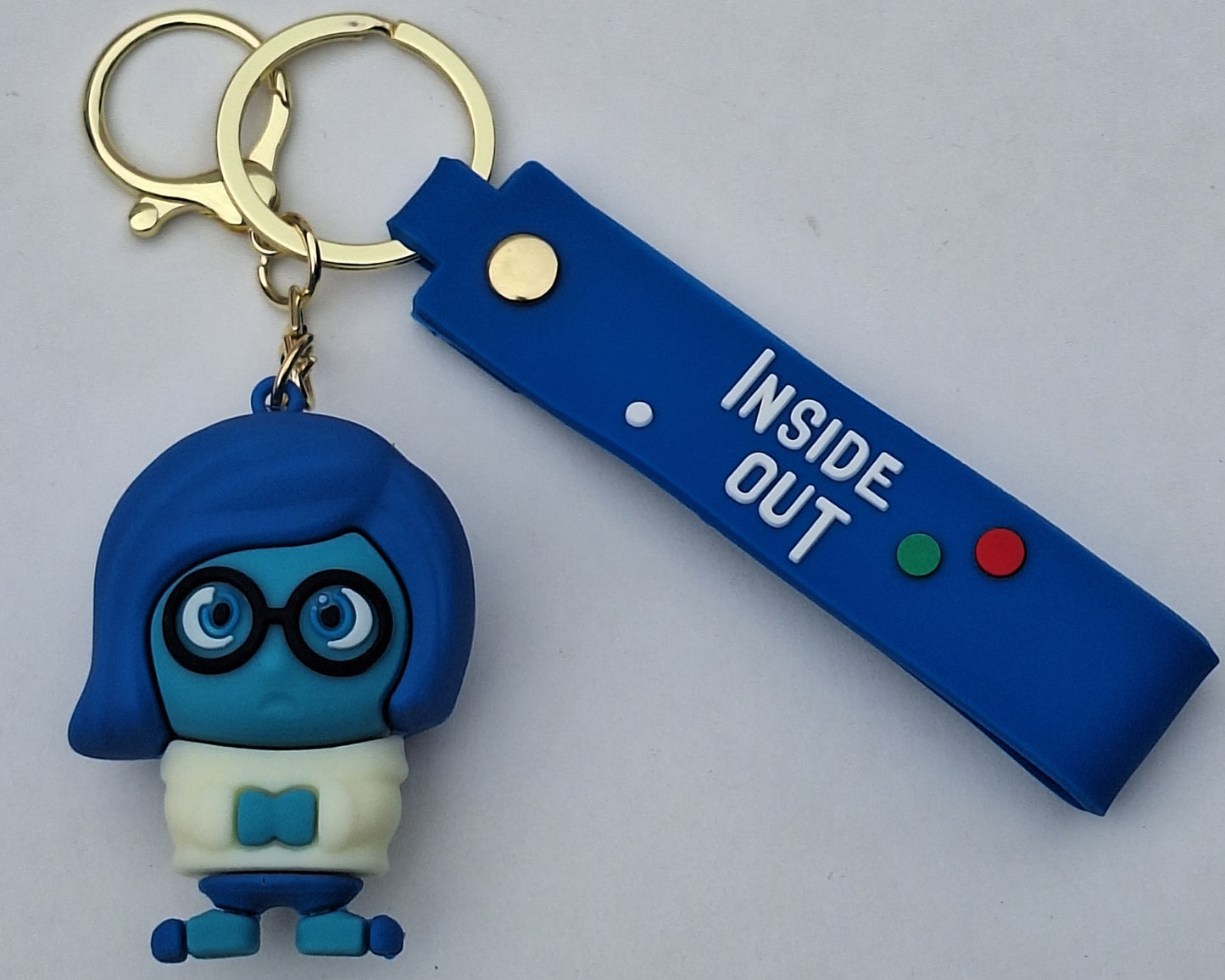 Llaveros colgantes Película Inside Out | Emociones 3D