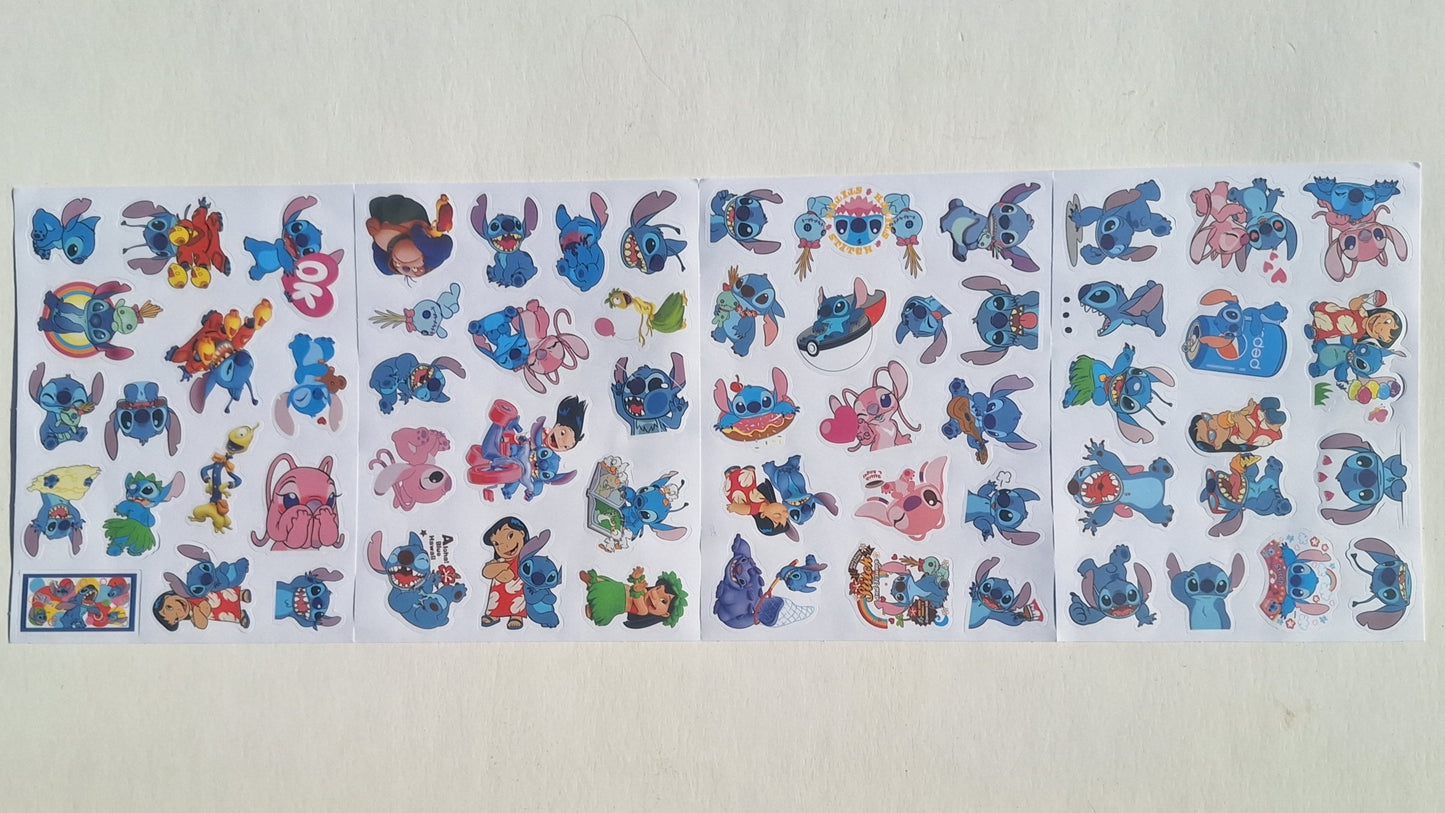 🌀 Stickers de Stitch y Angel – Súper Tiernos y Divertidos 🌀