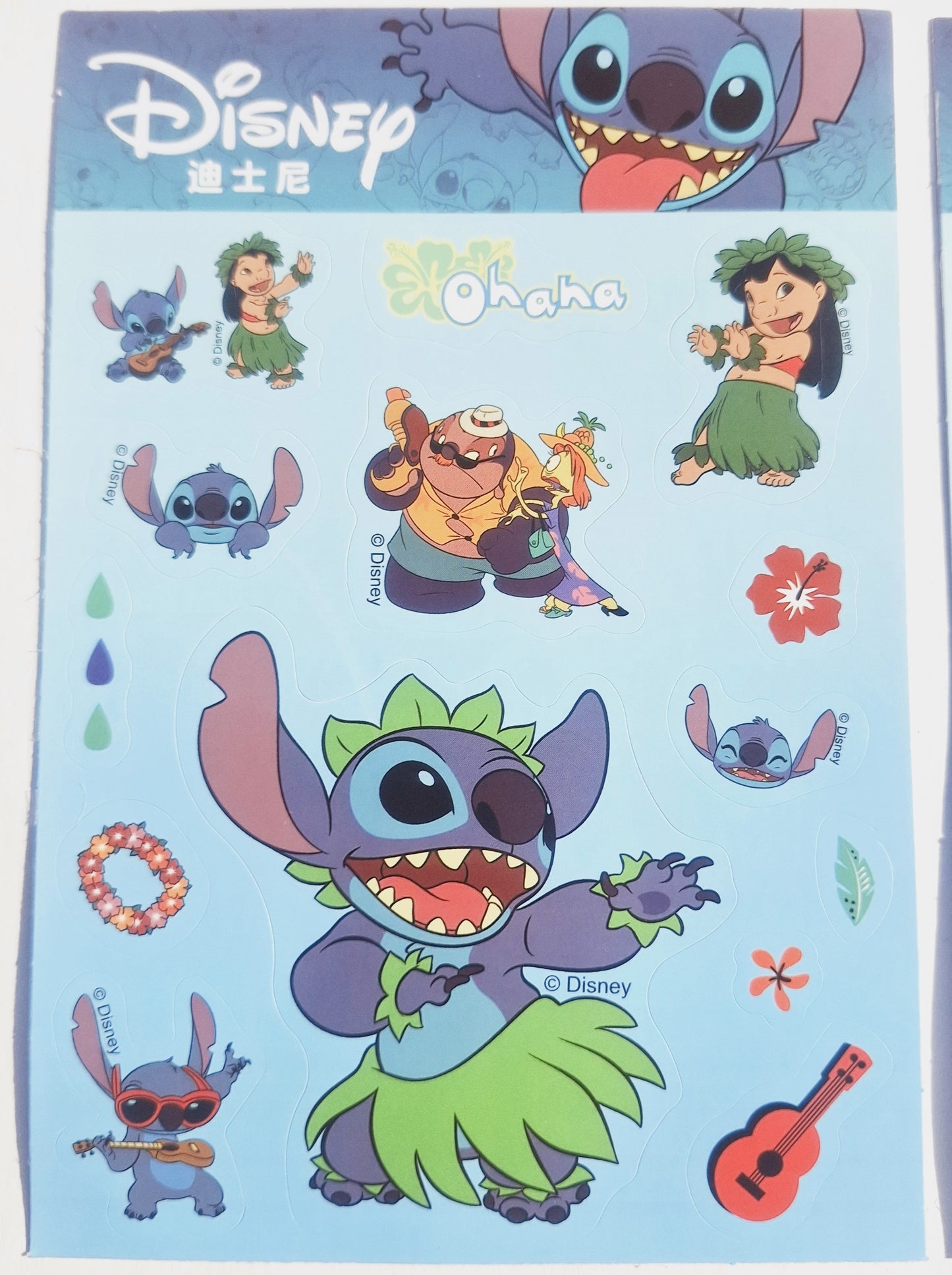 🎉 Stickers Stitch & Lilo – Pack Disney - 100 unid