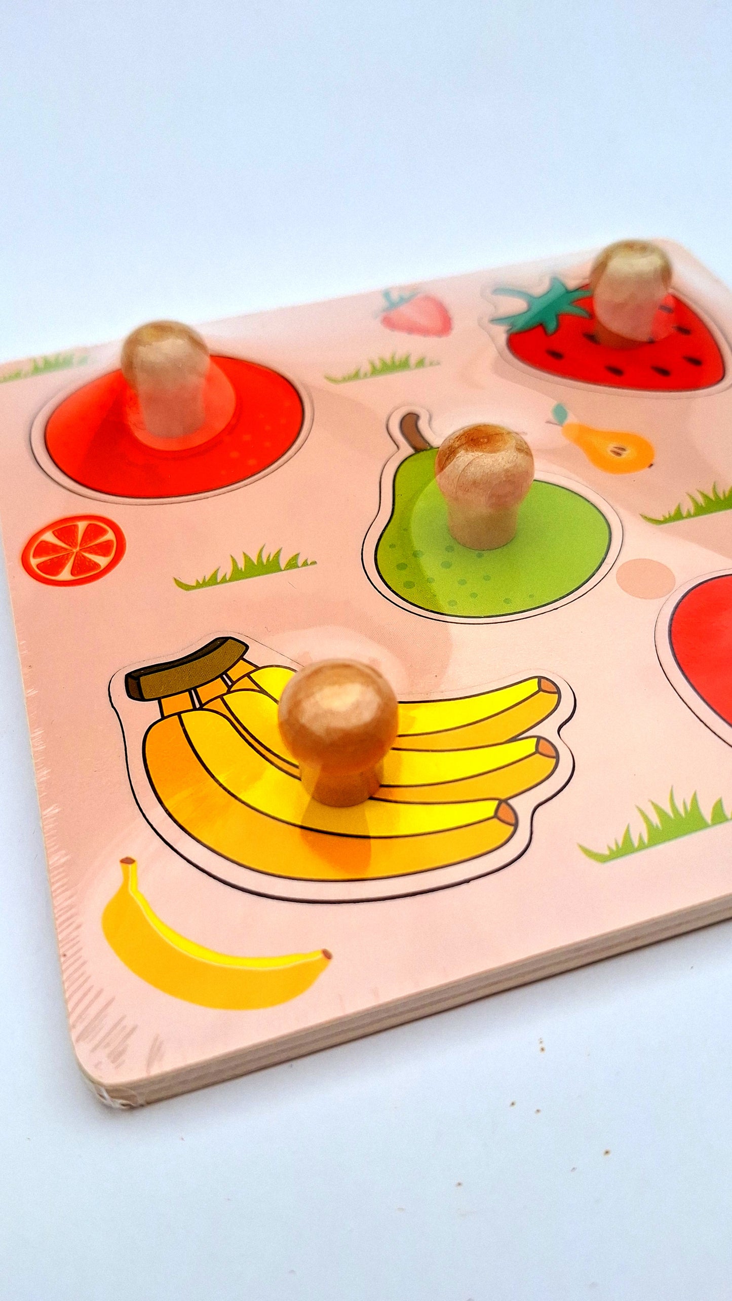Rompecabezas de madera - Juguete didáctico - Frutas