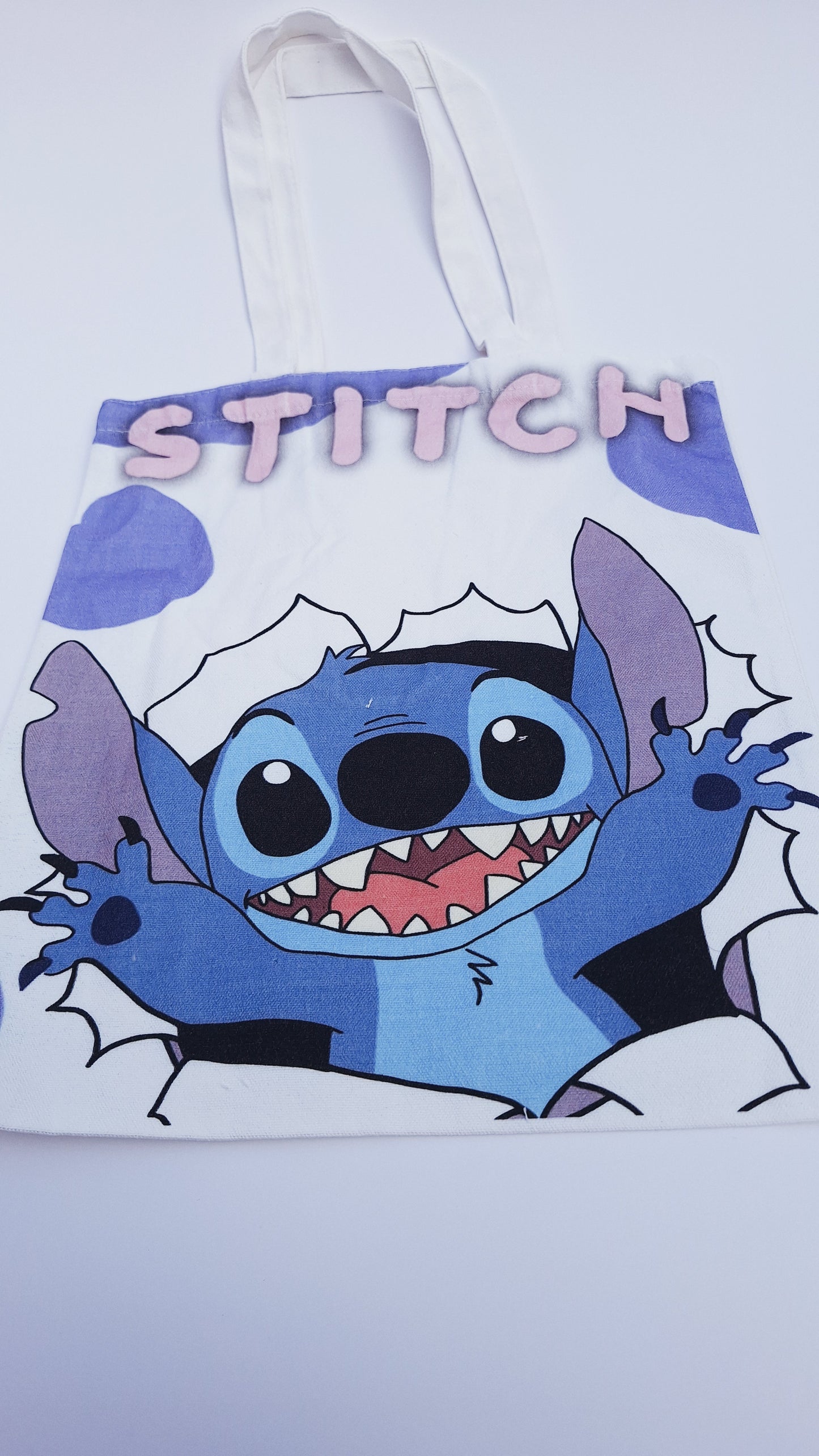Bolso tote Stitch de lona – Diseño tierno y divertido | 2 Modelos disponibles