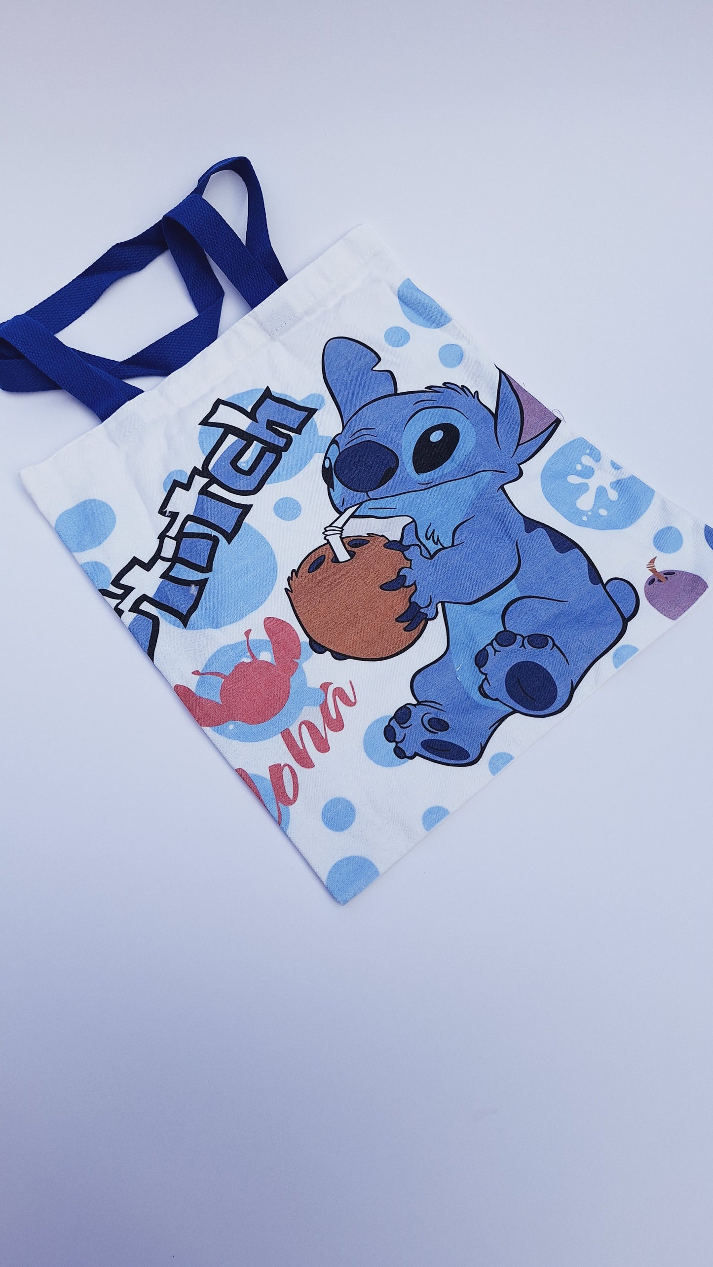 Bolso tote Stitch de lona – Diseño tierno y divertido | 2 Modelos disponibles