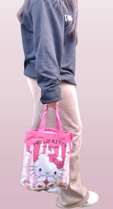 Bolso Tote Hello Kitty – Rosa- Kawaii y Práctico