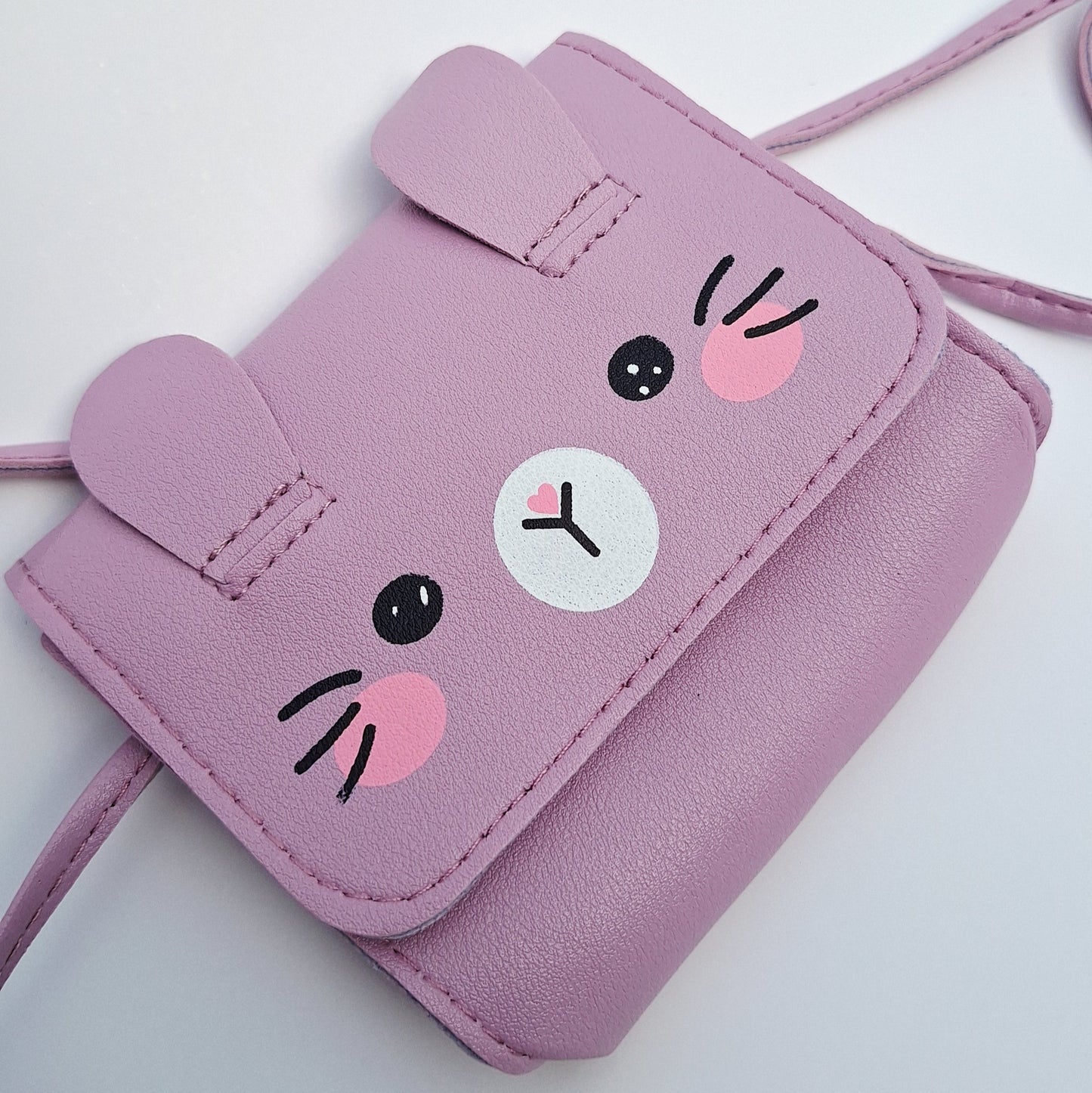 Mini bolso – Porta celular - Orejas de conejita - Cartera para niñas