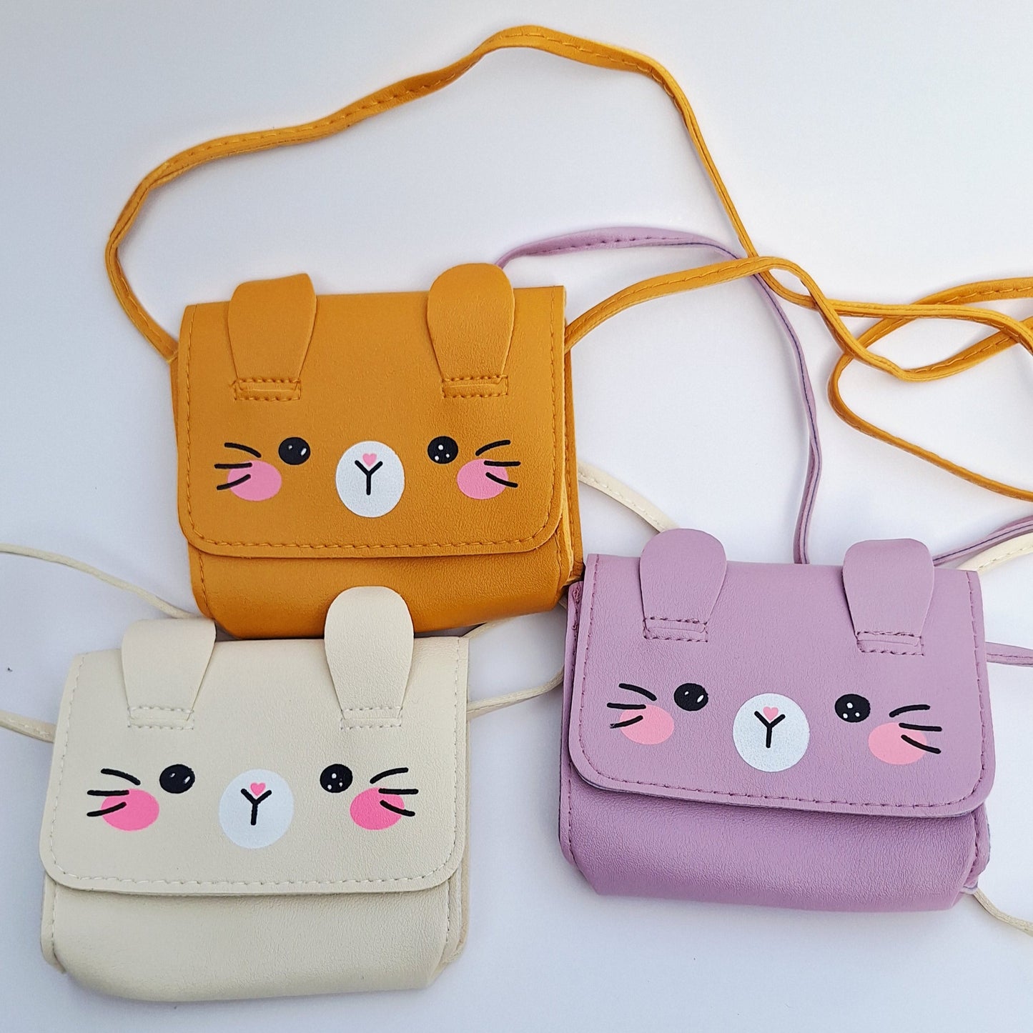 Mini bolso – Porta celular - Orejas de conejita - Cartera para niñas