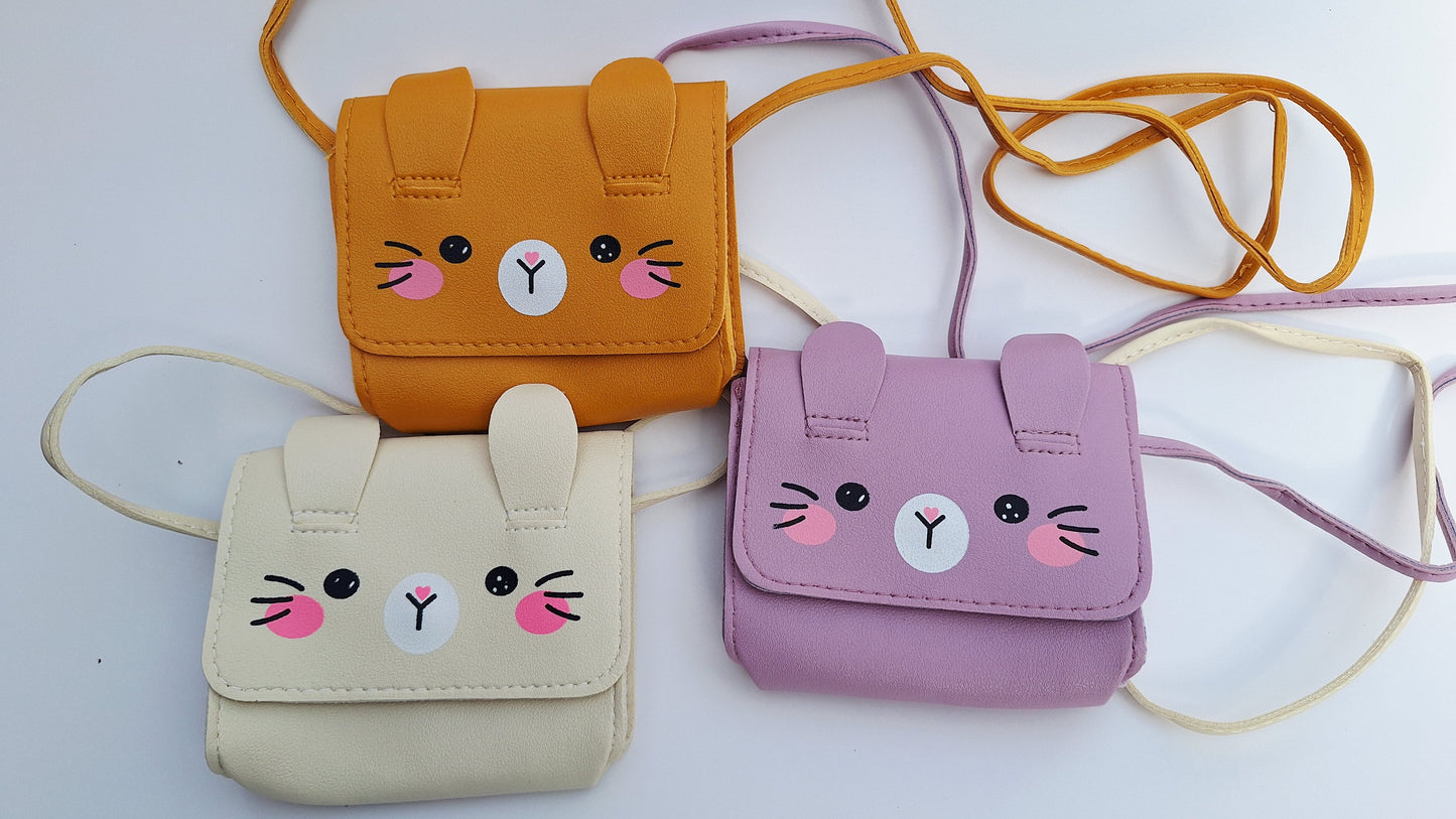 Mini bolso – Porta celular - Orejas de conejita - Cartera para niñas