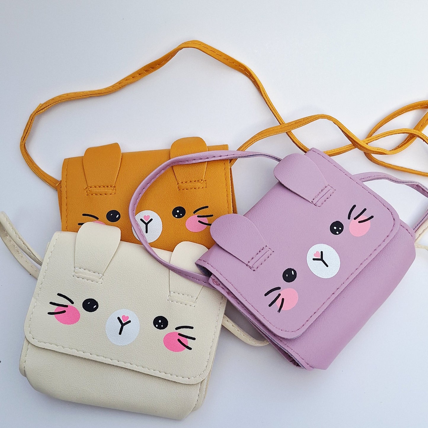 Mini bolso – Porta celular - Orejas de conejita - Cartera para niñas
