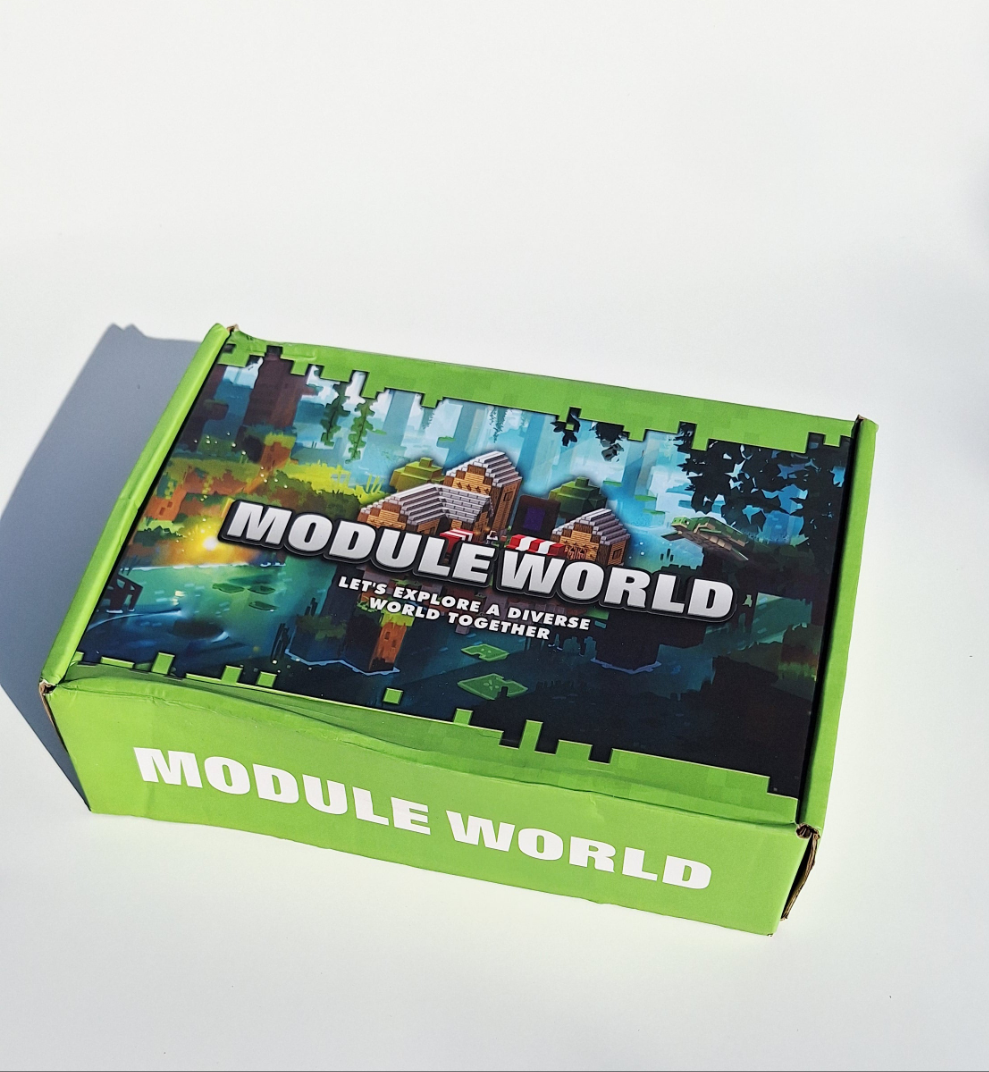 Set creativo cubos magnéticos “Mundo Modular” – Inspirado en Minecraft - 20 piezas magnéticas