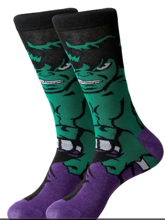 Calcetines Marvel estilo geek | Iron Man, Deadpool, Capitán América