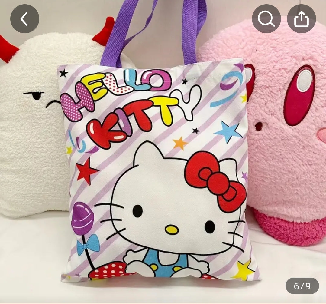Bolso Tote Hello Kitty – Diseño Kawaii y Práctico 🎀