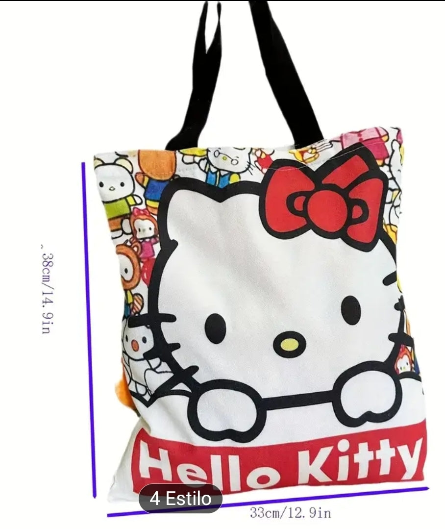 Bolso Tote Hello Kitty – Diseño Kawaii y Práctico 🎀