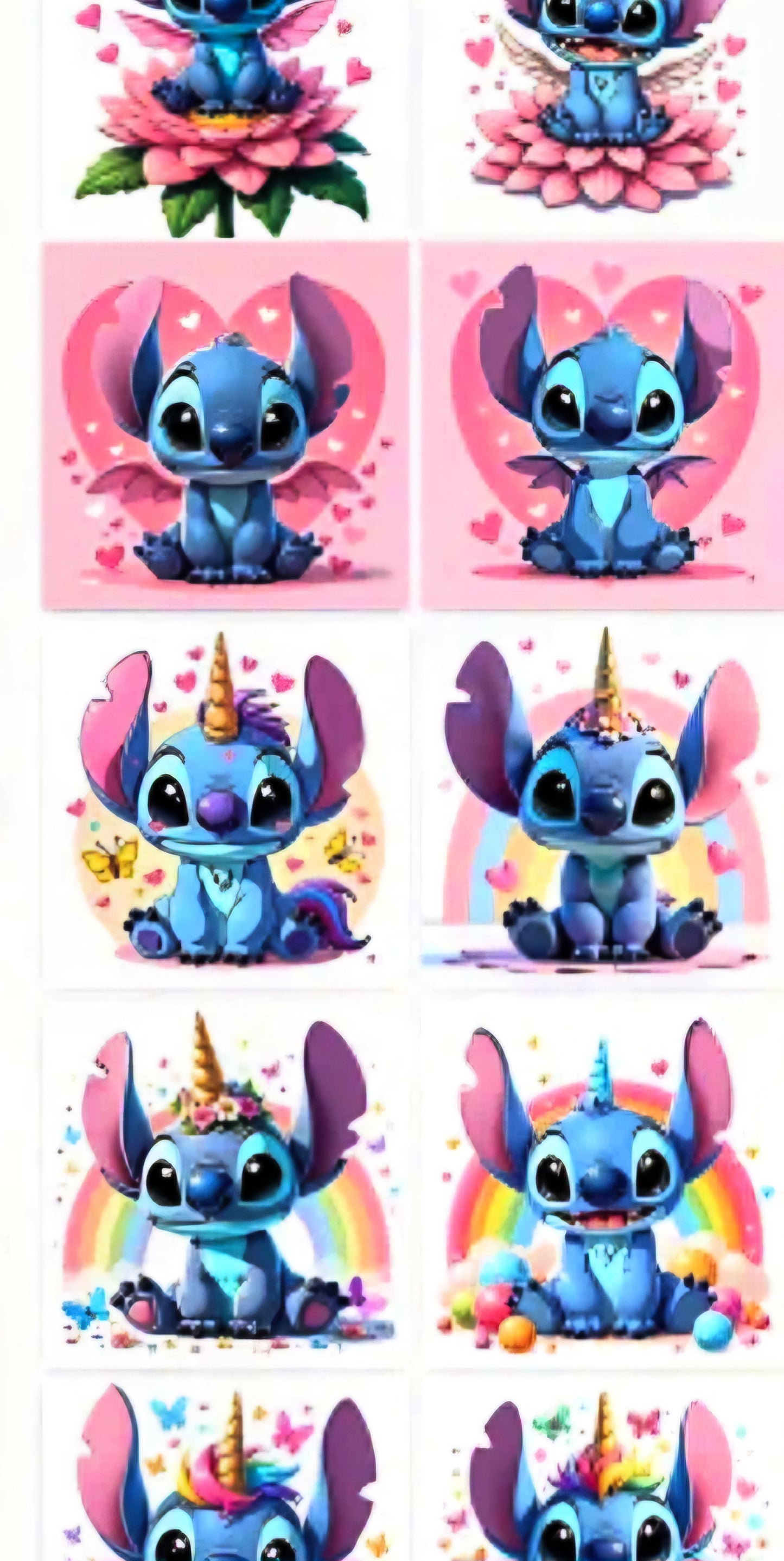 💙 Rollo de Stickers de Stitch – ¡500 Pegatinas de Pura Ternura! 🐾✨