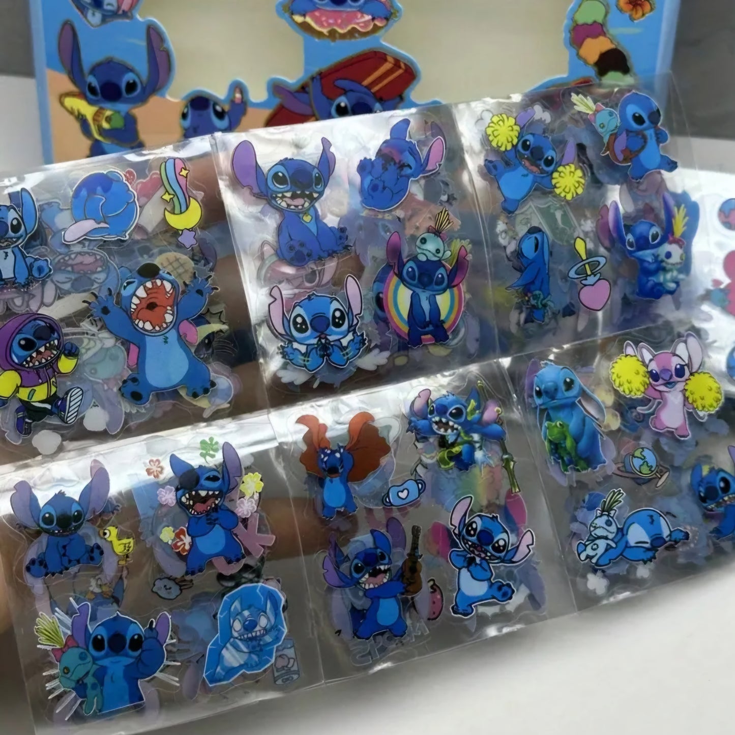 Stickers transparentes de Stitch – ¡Más de 300 diseños para decorar todo!