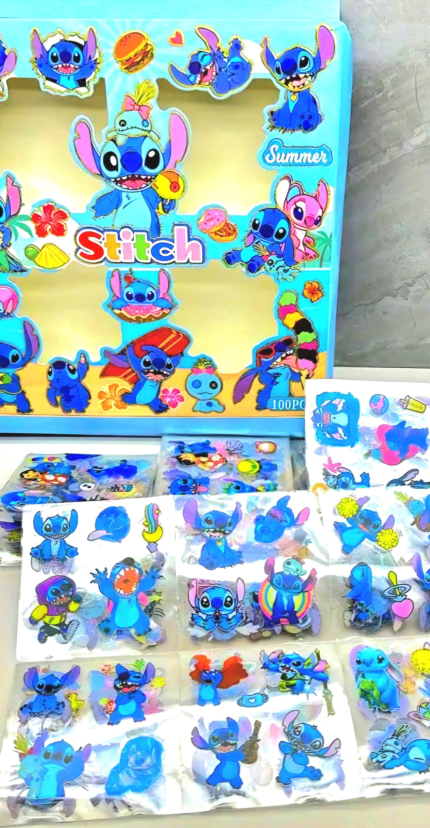 Stickers transparentes de Stitch – ¡Más de 300 diseños para decorar todo!