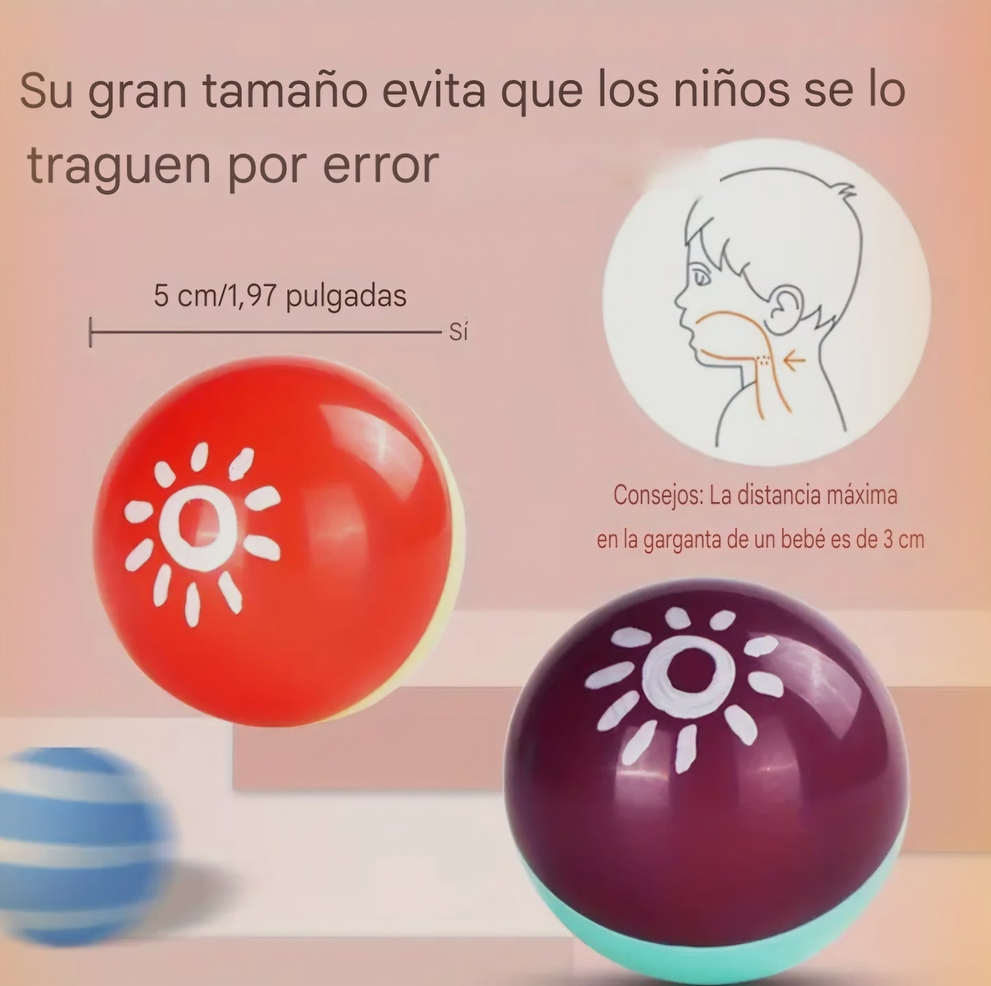 Tobogán de pistas multicolor con bolas – Diversión segura para los pequeños