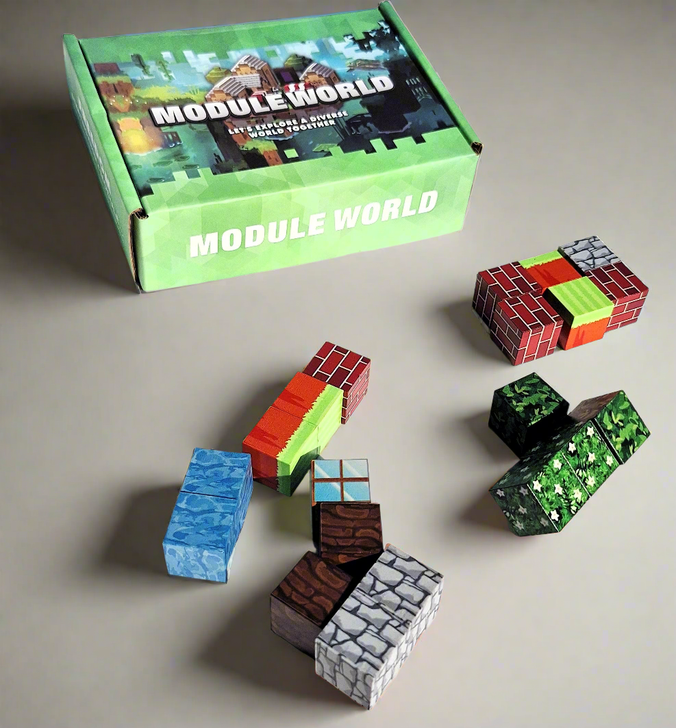 Set creativo cubos magnéticos – Inspirado en Minecraft - 50 piezas magnéticas