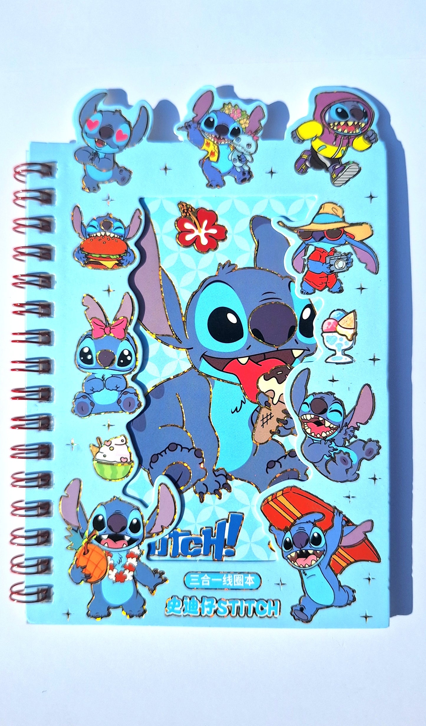 Agenda Stitch 3 en 1: creatividad y diversión en un solo lugar