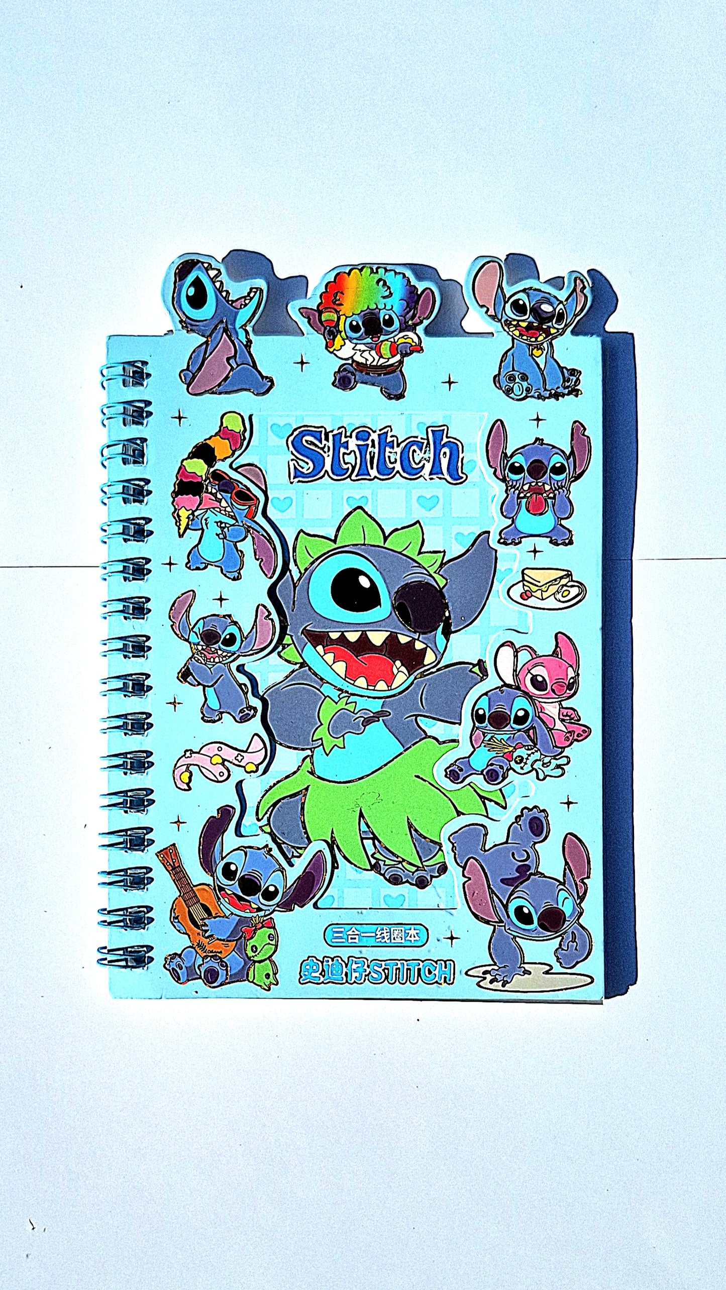 Agenda Stitch 3 en 1: creatividad y diversión en un solo lugar