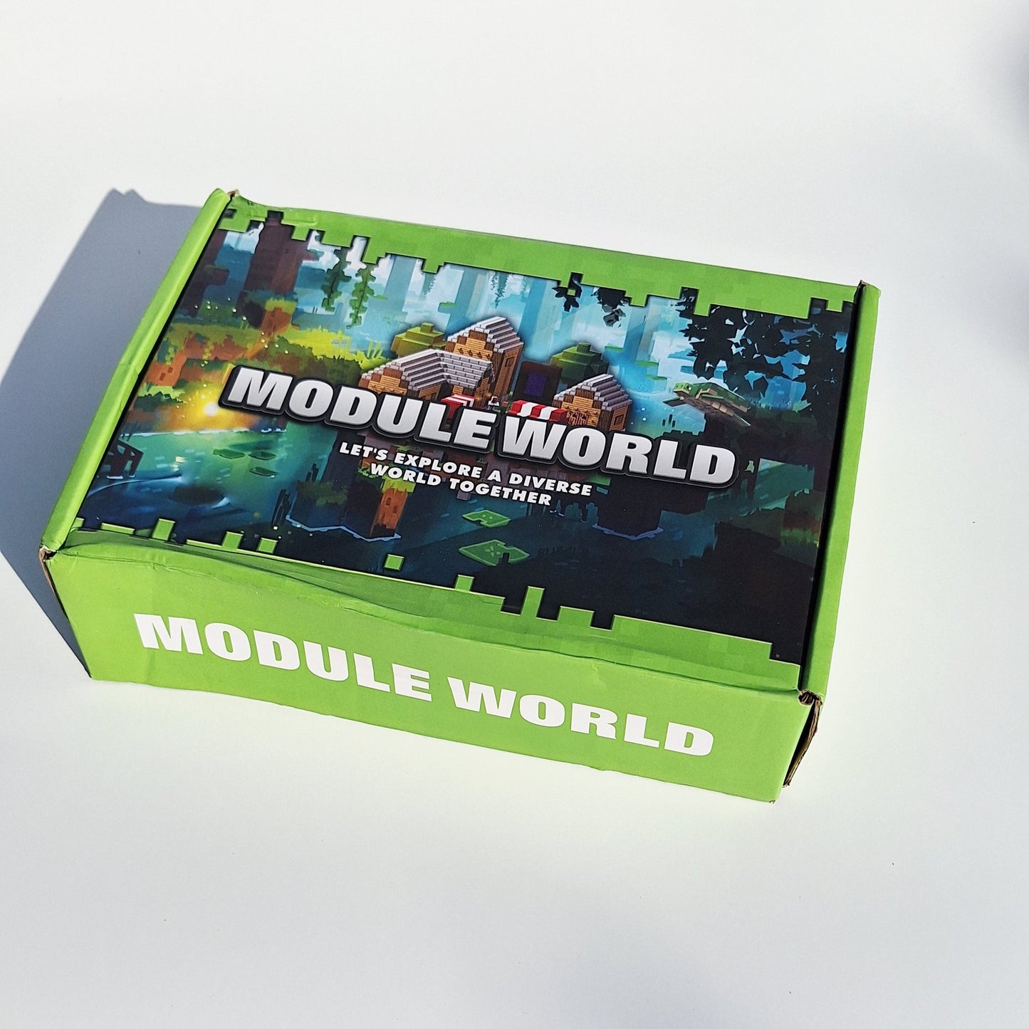 Set creativo cubos magnéticos “Mundo Modular” – Inspirado en Minecraft - 20 piezas magnéticas