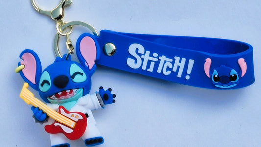 Llavero Colgante Stitch rockero