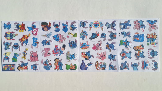 Stickers de Stitch y Angel – Súper Tiernos y Divertidos 🌀