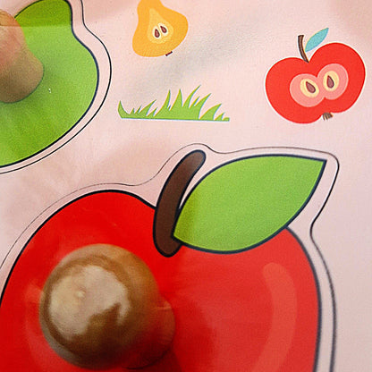 Rompecabezas de madera - Juguete didáctico - Frutas