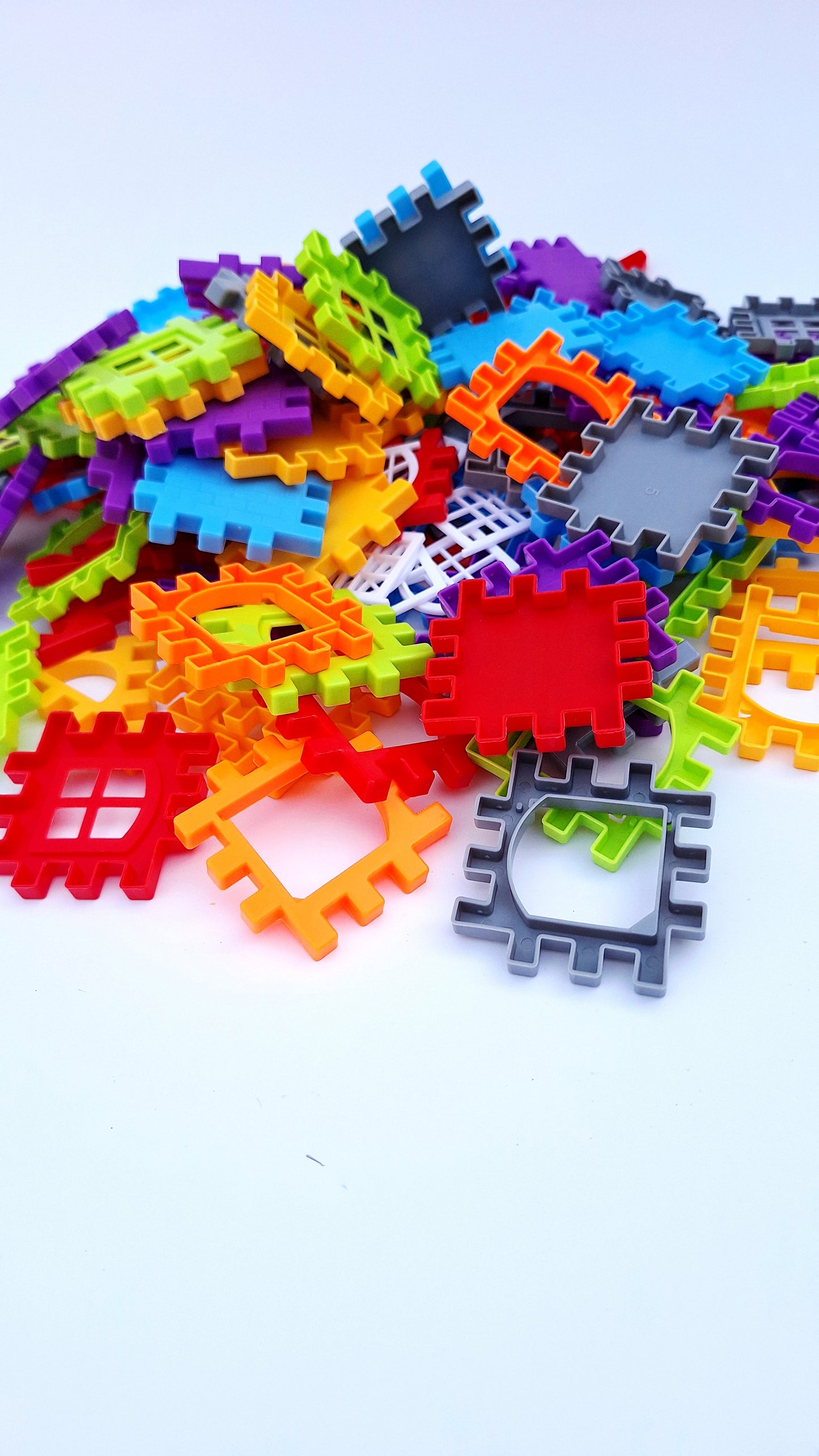 Set de 130 bloques didácticos de colores