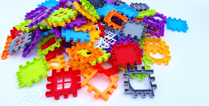 Set de 130 bloques didácticos de colores