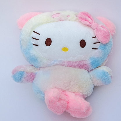 Peluche Hello Kitty Arcoíris - Pastel, suave y abrazable