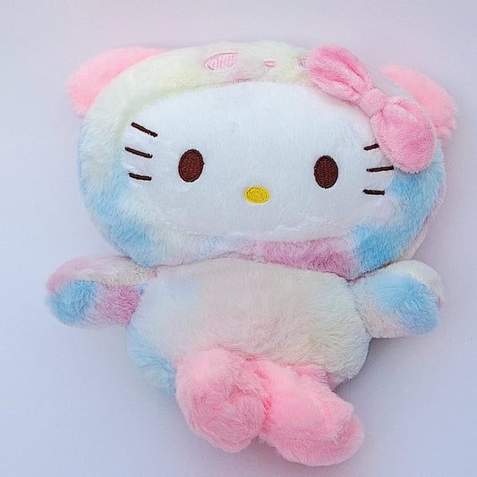 Peluche Hello Kitty Arcoíris - Pastel, suave y abrazable