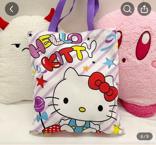 Bolso Tote Hello Kitty – Diseño Kawaii y Práctico 🎀