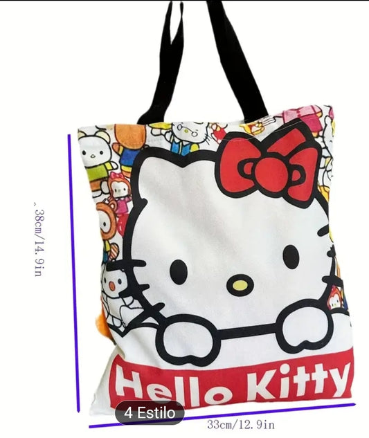 Bolso Tote Hello Kitty – Diseño Kawaii y Práctico 🎀