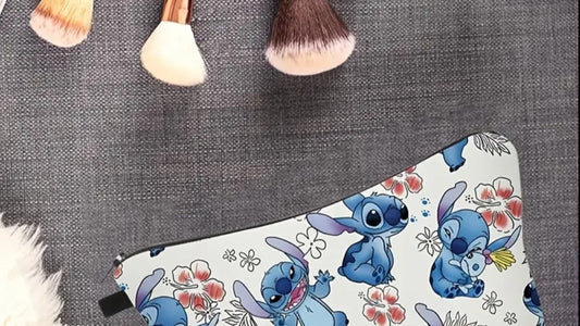 Bolsa de Maquillaje Stitch | Diseño Kawaii Disney | Estuche Multiusos