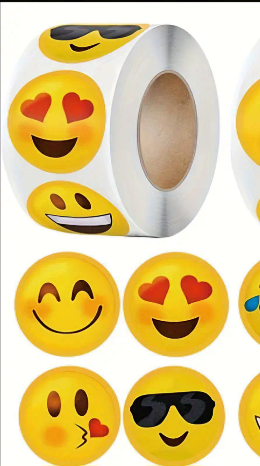 Stickers Emojis - 500 unidades