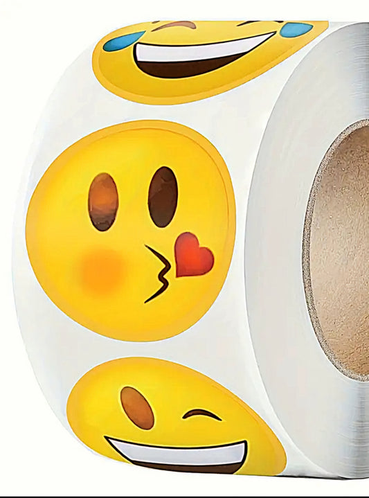 Stickers Emojis - 500 unidades