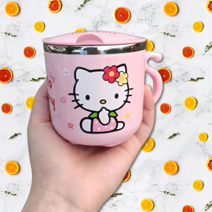 Taza Hello Kitty Acero Inoxidable con Tapa – 280 ml / 9,47 oz