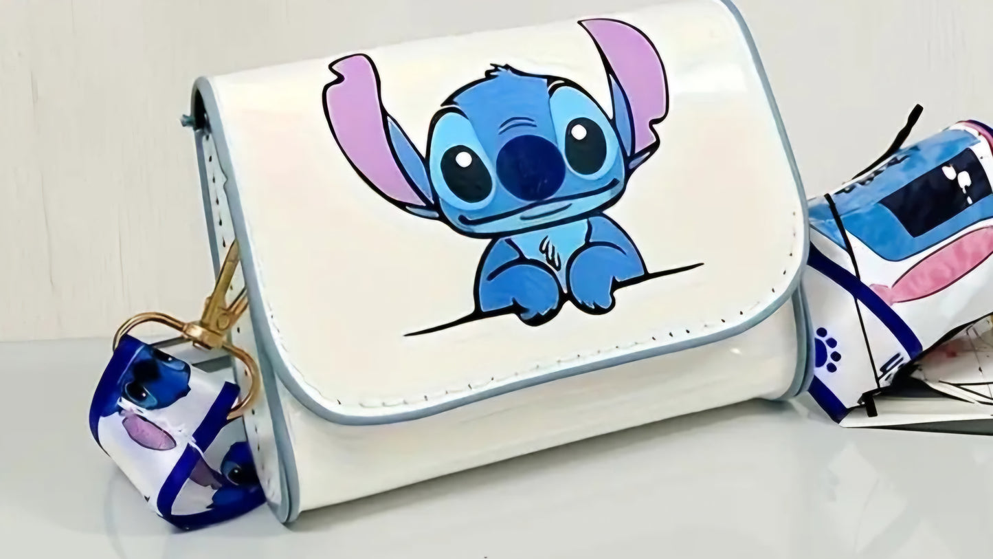 Bolso Bandolera Stitch "Scream" – Estilo Kawaii 💙