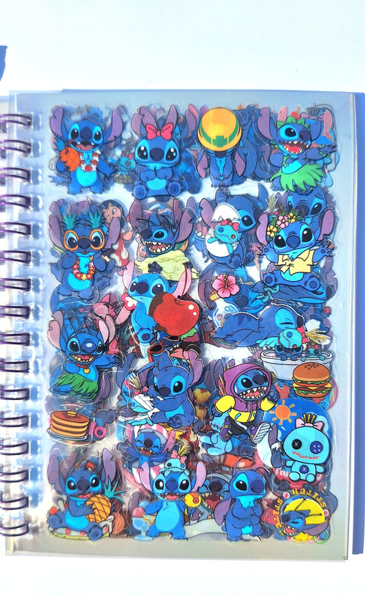 Agenda Stitch 3 en 1: creatividad y diversión en un solo lugar